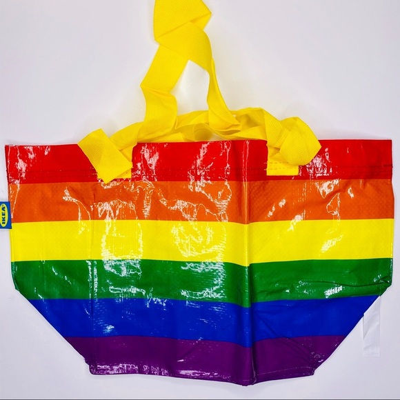 IKEA | STORSTOMMA Rainbow Pride SMALL Tote Bag - Picture 4 of 5